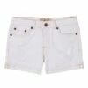 Best Sale 🌟 Lucky Brand Bright White Ronnie Cuff Denim Shorts - 👧 Girls For Kids 🤩