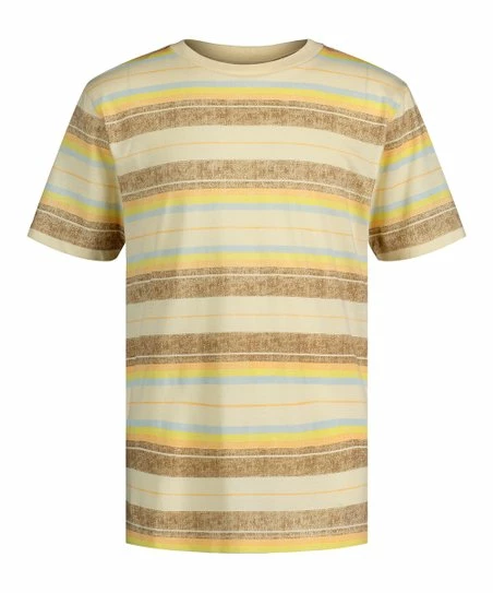Wholesale ๐ฏ Lucky Brand Beige Dusty Trail Stripe Tee - Boys For Kids ๐ 3 Wholesale ๐ฏ Lucky Brand Beige Dusty Trail Stripe Tee - Boys For Kids ๐
