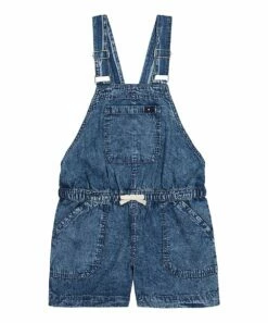 Top 10 ✨ Lucky Brand Blue Acid Wash Bow-Accent Easy Shortalls - 👧 Girls For Kids ⭐