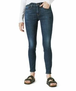 Best Sale 🧨 Lucky Brand Deep Sea Blue Ava Skinny 👖 Jeans - 👩 Women 🤩