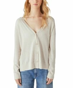 Lucky Brand Shop 17 Coupon ๐ Lucky Brand Straw Heather Cloud Soft Relaxed-Fit Cardigan - ๐ฉ Women ๐