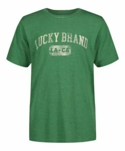 Top 10 🎁 Lucky Brand Eden Heather Jock Logo Tee - Boys For Kids ❤️