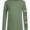 Flash Sale ✨ Lucky Brand Earth Green Heather Multi-Core Logo Long-Sleeve Tee - Boys For Kids ⌛