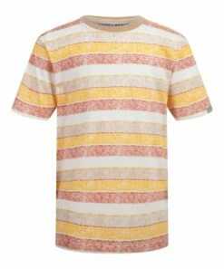 Hot Sale 👍 Lucky Brand Nomad Heather & Orange Cozy Stripe Tee - Boys For Kids ⌛