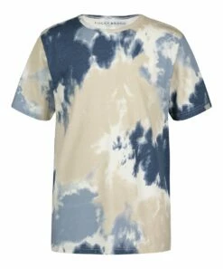 Best Pirce 🛒 Lucky Brand Dark Denim & Beige Earth Tie-Dye Tee - Boys For Kids ❤️