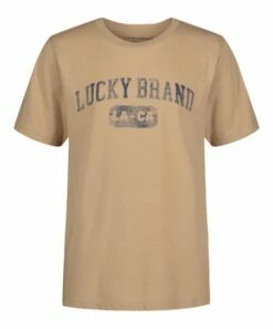 Flash Sale 💯 Lucky Brand Nomad Heather Jock Logo Tee - Boys For Kids 🧨