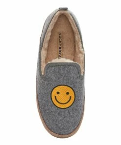 Deals ❤️ Lucky Brand Gray Kozey2 Slipper - 👩 Women 🔥 -Lucky Brand Shop zu108267352 alt 3 tm1660665754