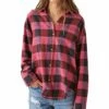 Best deal 🧨 Lucky Brand Pink & Black Plaid Button-Up - 👩 Women 🔥 -Lucky Brand Shop zu108624500 main tm1661866112