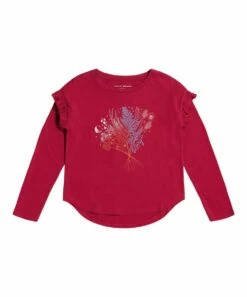 Coupon 🥰 Lucky Brand Anemone Wildflowers Long-Sleeve Top - 👧 Girls For Kids 🛒