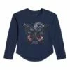 Deals 🔥 Lucky Brand 👗 Dress Blues 'Shine Bright' Butterfly Long-Sleeve Top - 👧 Girls For Kids 🌟
