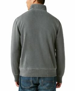 Deals 🔥 Lucky Brand Gray Fleece Quarter-Zip Pullover - Men 🌟 -Lucky Brand Shop zu109522665 alt 2 tm1665775412