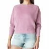Buy 👏 Lucky Brand Mauve Crewneck Raglan Top - 👩 Women 🥰
