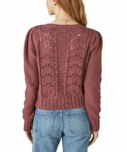 Coupon ✨ Lucky Brand Plum Floral Embroidered Cardigan - 👩 Women 😍 -Lucky Brand Shop zu109531152 alt 2 tm1665775513