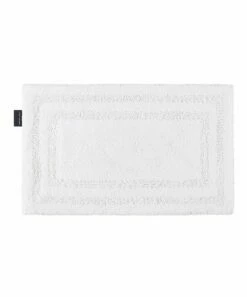 Hot Sale ๐ Lucky Brand White Joanne Double-Border Chenille Bath Mat For Other ๐ฅ
